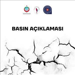Basın Açıklaması, 23 Nisan 2025 Marmara Depremi